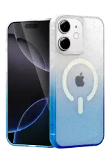 Newface Apple İphone 11 Pummel Shiny Magsafe Kapak - Mavi