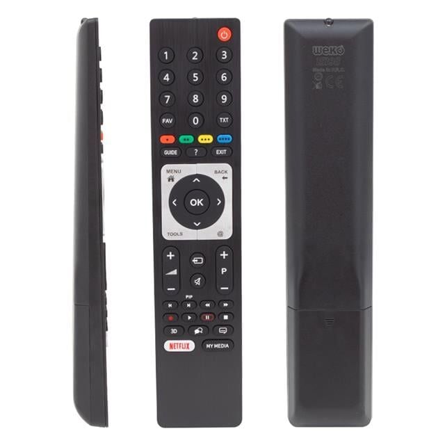 Arçelik Rc 3304805/01b - Beko B43l 6652 5b - Rm-l271b Netflix-pıp Tuşlu Lcd Led Tv Kumandası (ts5187r-a1)