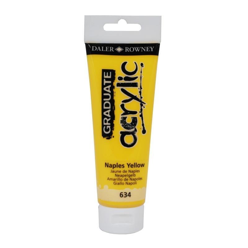 Graduate Akrilik Boya 120ml 634 Naples Yellow