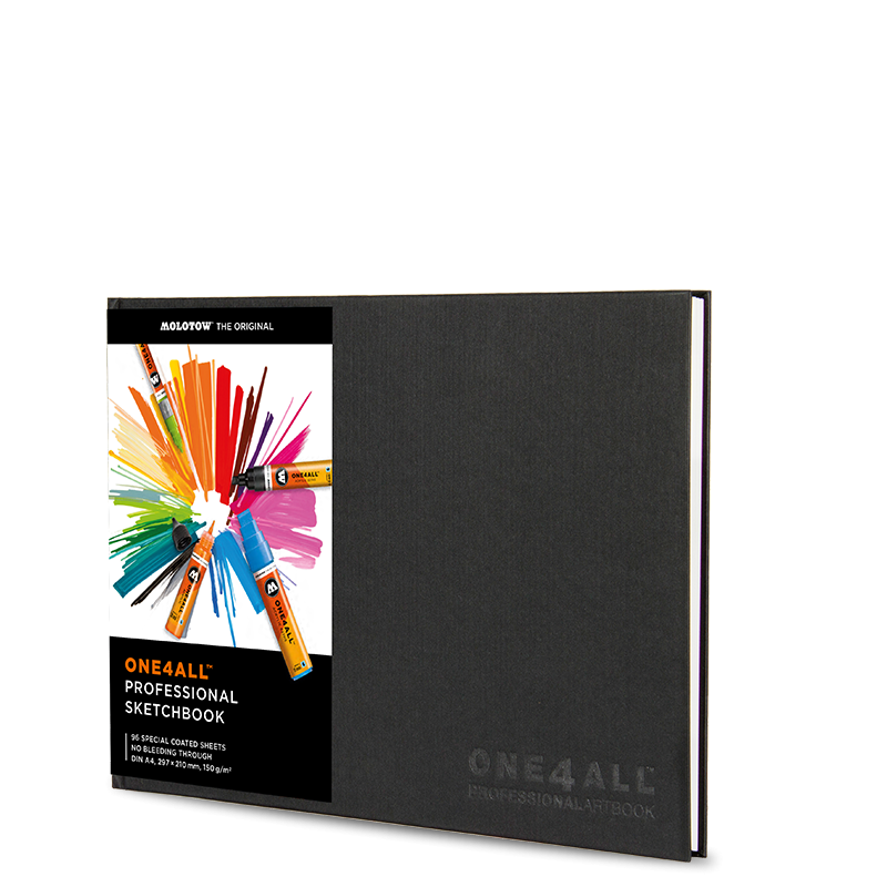 ONE4ALL Professional Artbook DIN A4 Yatay - 150gr - 96 yaprak