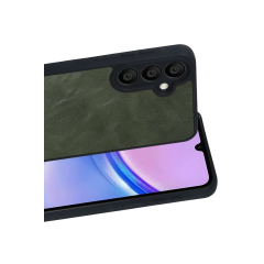 Samsung Galaxy A57 5g Aras Deri Kapak - Yeşil