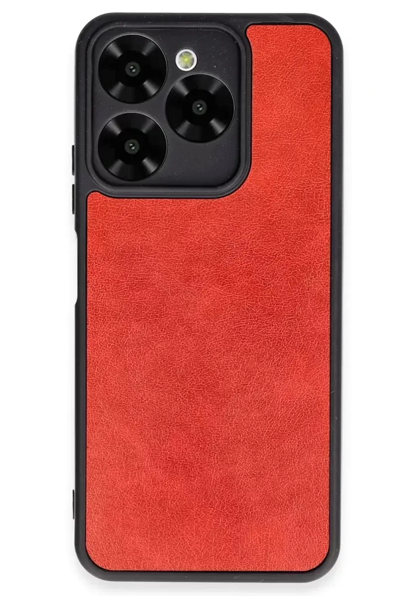 Newface General Mobile Era 30 Kılıf Aras Deri Kapak - Kırmızı