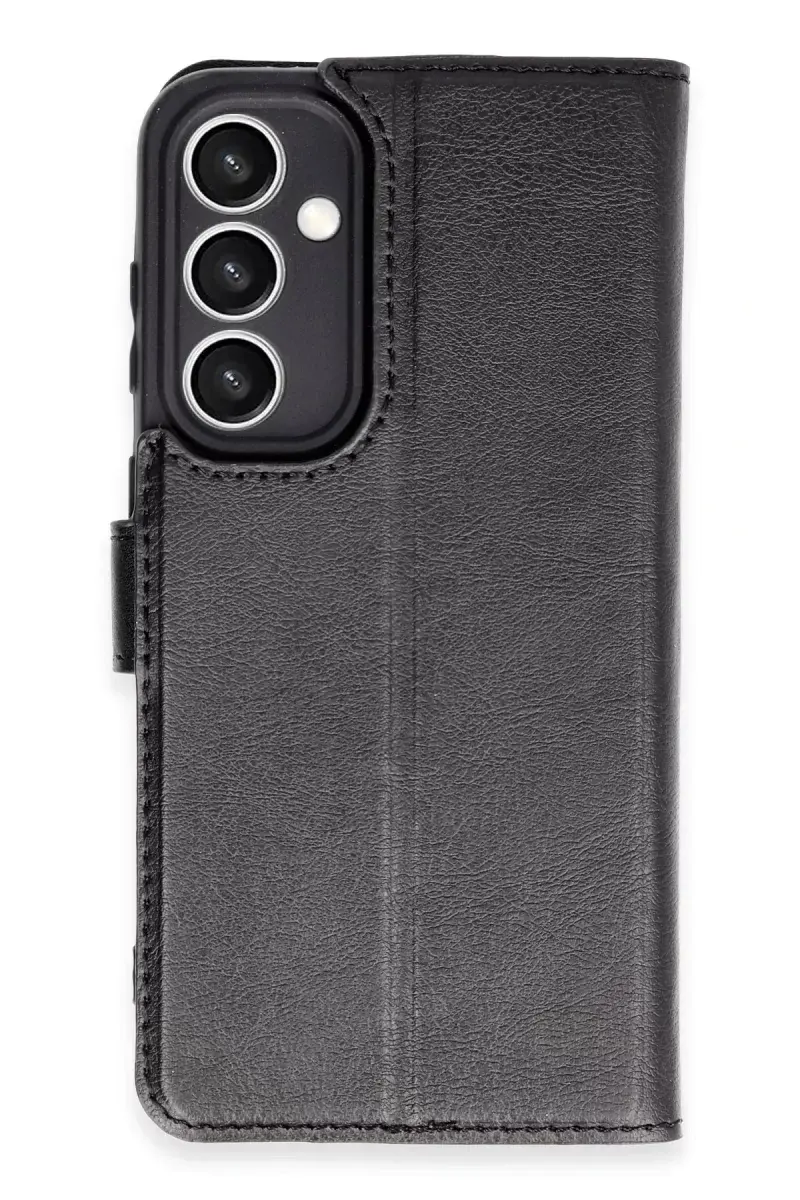 Newface Samsung Galaxy S23 Fe Kılıf Trend S Plus Kapaklı Kılıf - Siyah