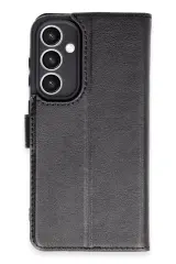 Newface Samsung Galaxy S23 Fe Kılıf Trend S Plus Kapaklı Kılıf - Siyah