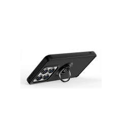Xiaomi Mi 15 Pro Kılıf Montreal Yüzüklü Silikon Kapak - Siyah
