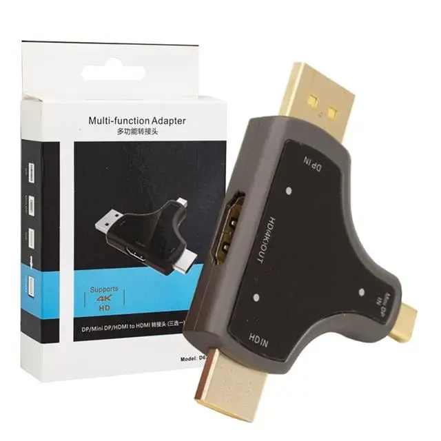 Powermaster Mini Dp+dp+hdmı To Hdmı 4k Çevirici
