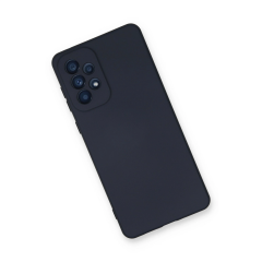 Samsung Galaxy A33 5g Kılıf Nano İçi Kadife Silikon - Lacivert