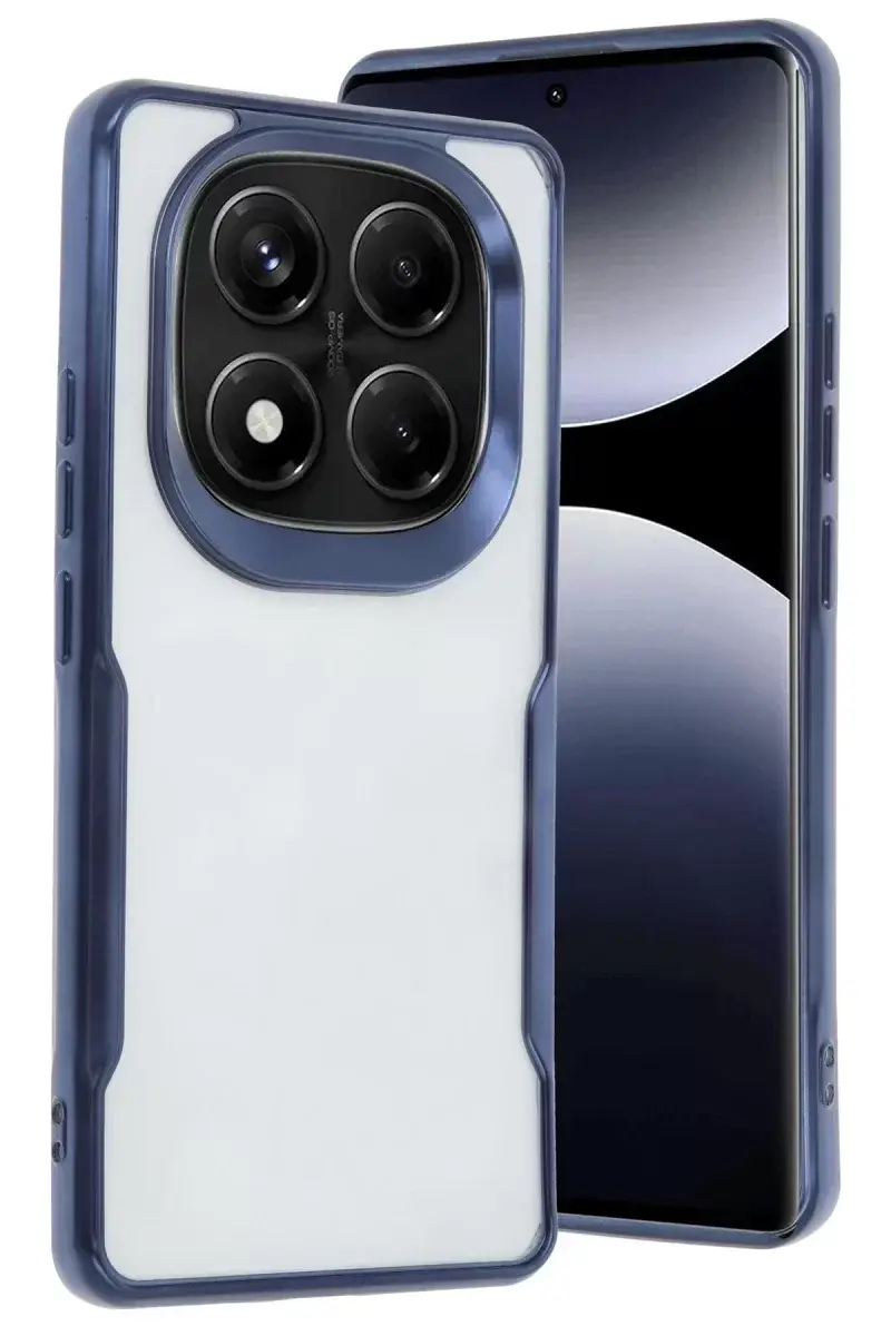 Newface Xiaomi Redmi Note 14 Pro 4g Kılıf Boyi Silikon Kapak - Lacivert