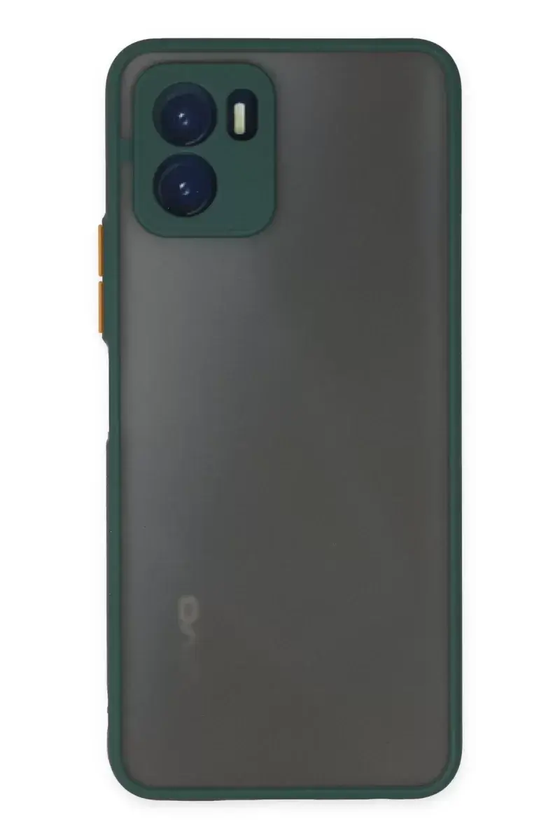 Newface Vivo Y15s Kılıf Montreal Silikon Kapak - Yeşil