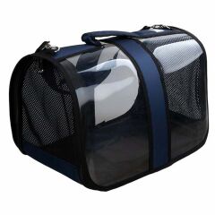 Markapet Tünekli Kuş Taşıma Çantası 20-30 cm Mavi