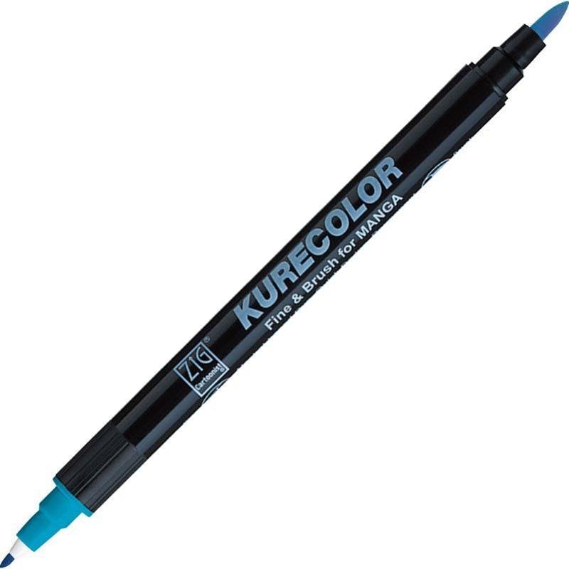 Kurecolor Fine&Brush For Manga Çift Taraflı Kalem N:305 Cobalt Blue