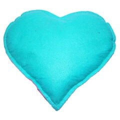 Kalp Desenli Doğal Kaya Tuzu Yastığı Yeşil - Pembe 2-3 Kg