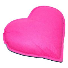 Kalp Desenli Doğal Kaya Tuzu Yastığı Yeşil - Pembe 2-3 Kg
