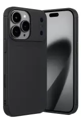 Newface Apple İphone 17 Pro Auto Focus Karbon Kapak - Siyah