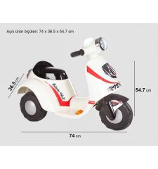 Sunny Baby LW613J First Motor 6V- Beyaz