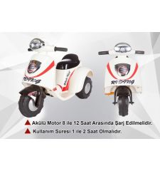 Sunny Baby LW613J First Motor 6V- Beyaz