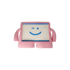 İpad 5 Air 9.7 Kılıf Karakter Tablet Silikon - Açık Pembe
