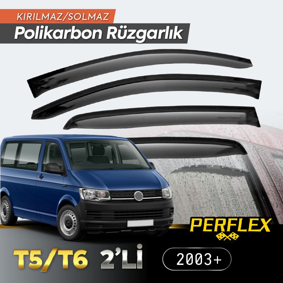 Vw T5/t6 2'li 2003+ Cam Rüzgarlığı V2 Mugen