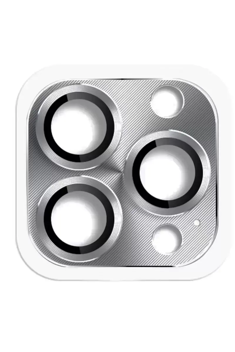 Newface Apple İphone 16 Pro Max Pers Alüminyum Kamera Lens - Gri