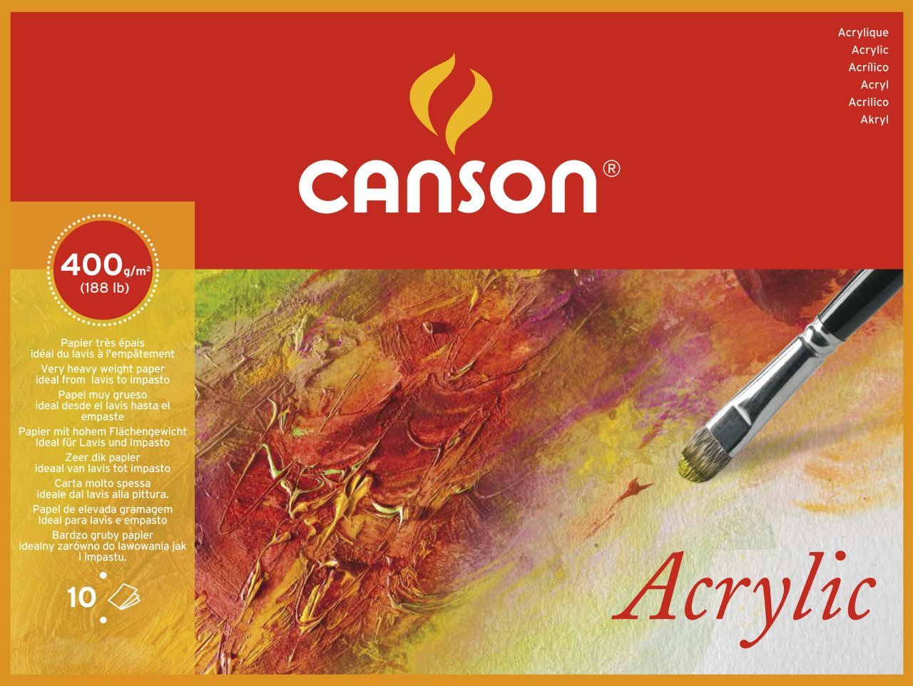Akrilik Defter 32x41cm 400gr 10 Yaprak