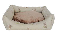 Markapet Köpek Desenli Köpek Yatağı X Large 80*100 cm