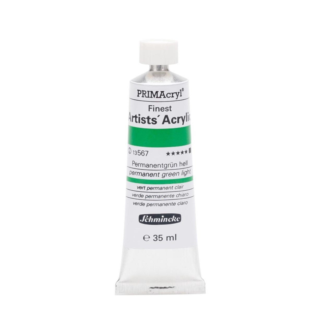 PRİMAcryl Artist Akrilik Boya - Permanent Green Light - 35ml - Seri 2