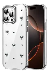 Newface Apple İphone 15 Pro Fiyonk Desenli Kapak - Desen 1