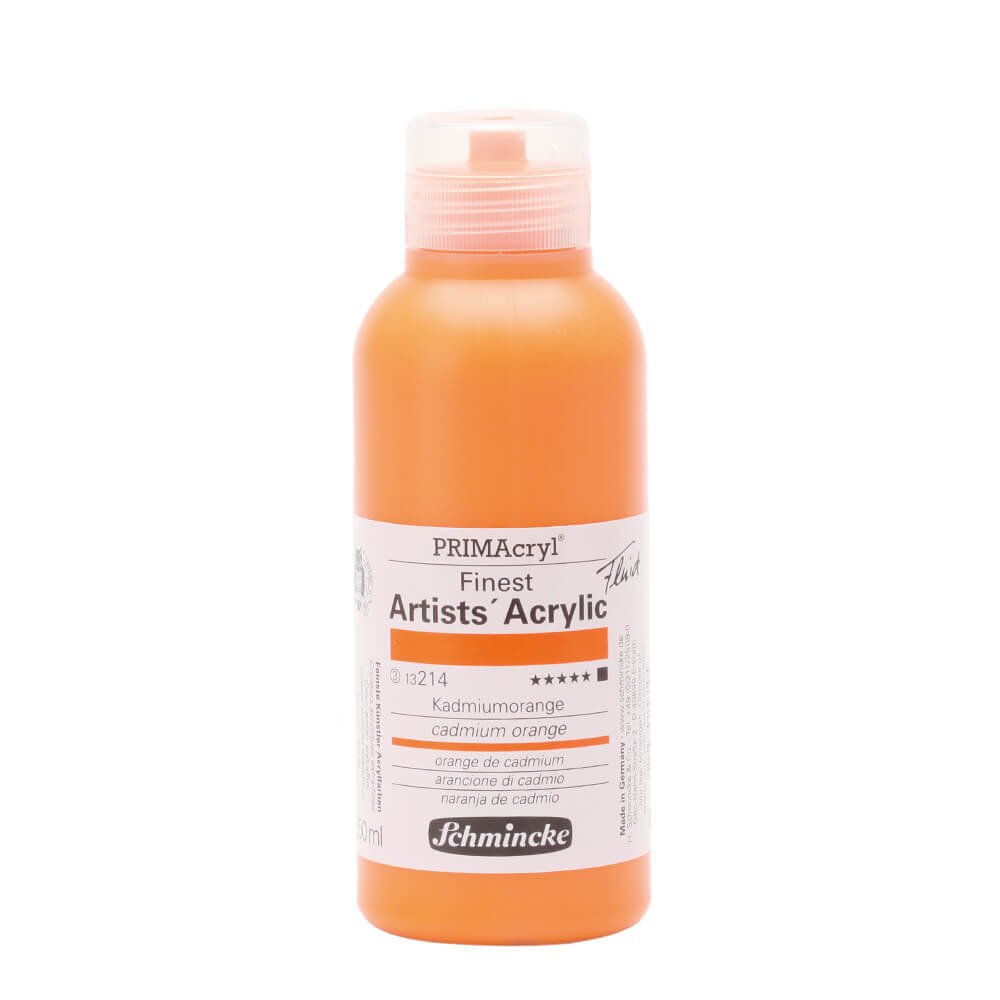 PRİMAcryl Artist Akrilik Boya - Cadmium Orange - 250ml - Seri 3