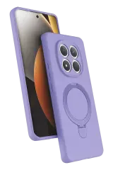 Newface Xiaomi Redmi Note 15 4g Regal Magsafe Standlı Kapak - Lila