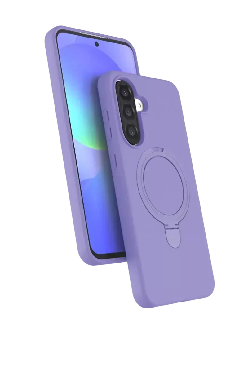 Newface Samsung Galaxy A26 Regal Magsafe Standlı Kapak - Lila