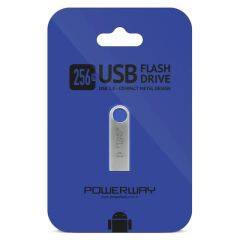 Powerway 256gb Metal Flash Bellek 2.0 Usb Bellek