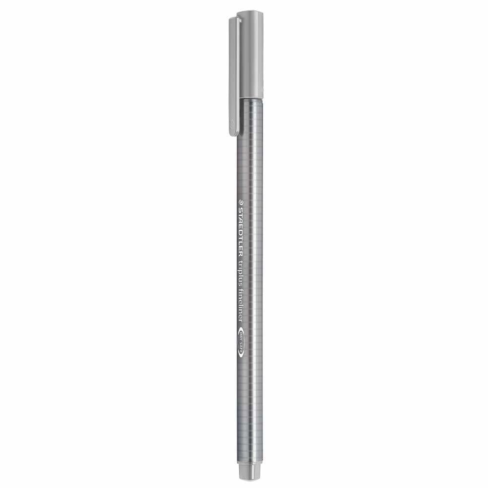 Üçgen Fineliner - 0.3 mm - Açık Gri
