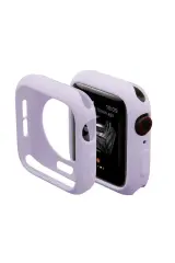 Newface Apple Watch 38mm Silikon Alt Kasa - Lila