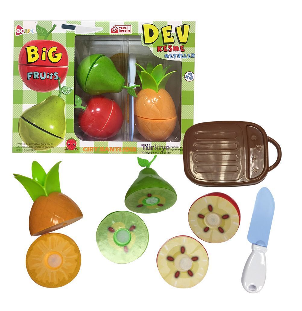 King Toys 70470 Dev Meyveler Kesme Seti 8 Parça