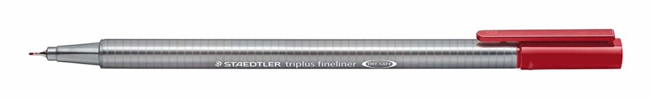 Üçgen Fineliner - 0.3 mm - Vişne Çürüğü