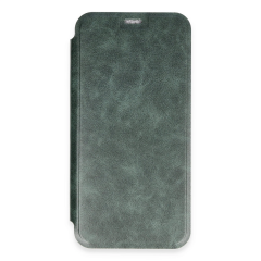 İphone 16 Plus Kılıf Flip Cover - Koyu Yeşil