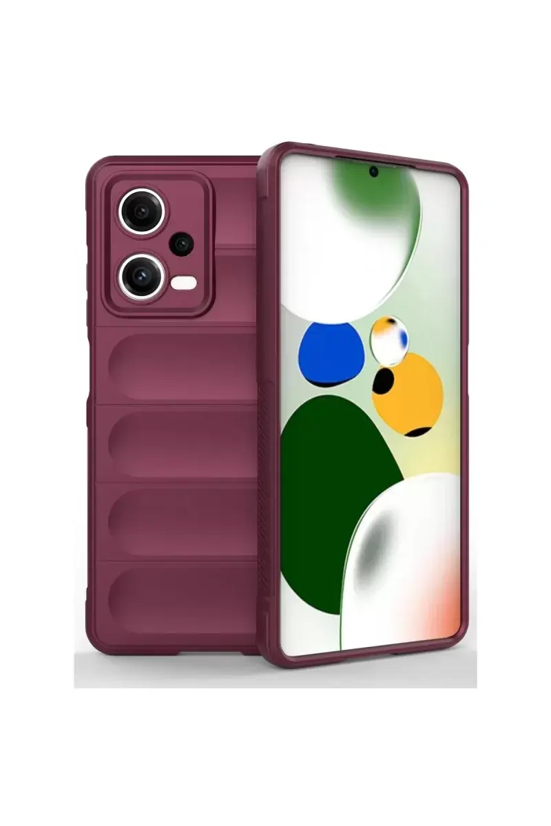 Newface Xiaomi Poco X5 5g Kılıf Optimum Silikon - Bordo