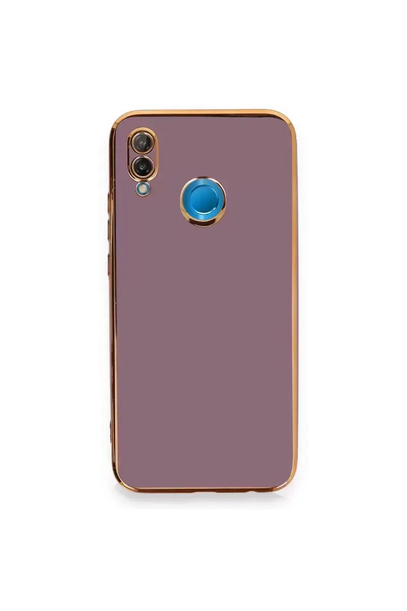 Newface Huawei P20 Lite Kılıf Volet Silikon - Mor