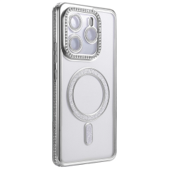Xiaomi Redmi Note 14 4g Joke Simli Magneticsafe Kılıf - Gümüş