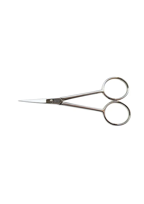 009-400 Ayrık Saplı Nakış Makası No: 4 İnç / 10,16 Cm - Nikel Kaplama