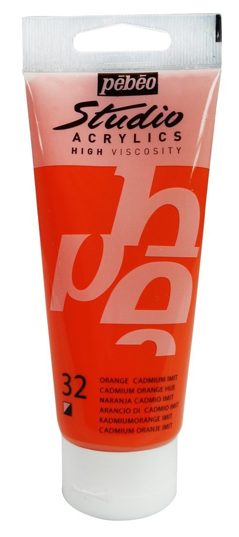 Studio Akrilik Boya - Cadmium Orange Hue - 100ml - N:32
