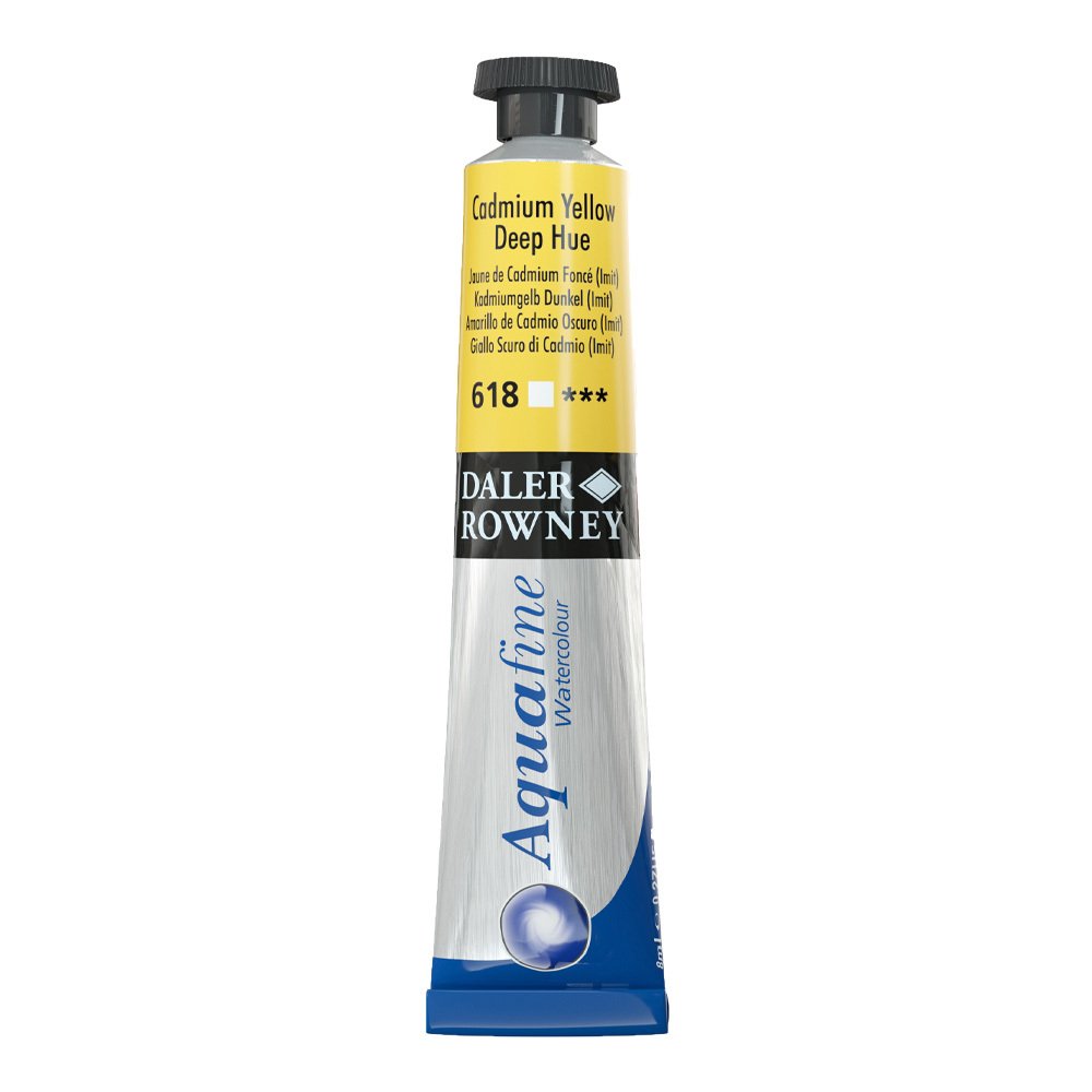 Aquafine Tüp Suluboya 8ml N:618 Cadmium Yellow Deep Hue