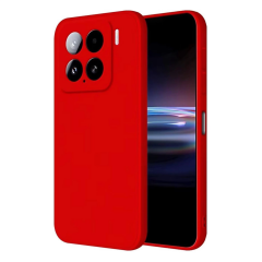Xiaomi Mi 15 Pro Kılıf Nano İçi Kadife Silikon - Kırmızı