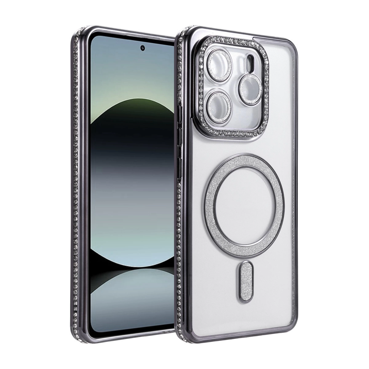 Xiaomi Redmi Note 14 4g Joke Simli Magneticsafe Kılıf - Siyah