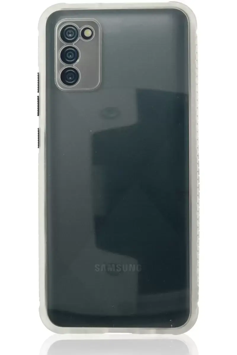 Newface Samsung Galaxy A02s Kılıf Miami Şeffaf Silikon - Şeffaf