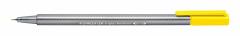 Triplus Üçgen Fineliner Kalem - 0.3 mm - Sarı