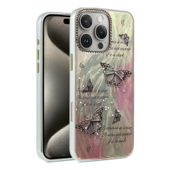 İphone 16 Pro Max Kılıf Blade Aynalı Desenli Kapak - Desen 6