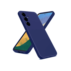 Samsung Galaxy A36 Kılıf Nano İçi Kadife Silikon - Lacivert