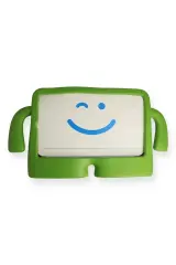 Newface Samsung Galaxy Tab A9 Kılıf Karakter Tablet Silikon - Yeşil