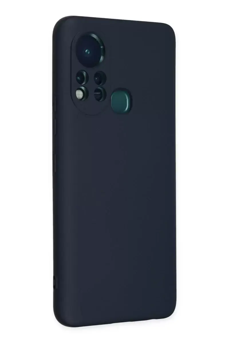 Newface İnfinix Hot 11s Kılıf Nano İçi Kadife Silikon - Lacivert